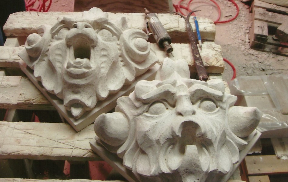 Carved by Matthew Palmer in association with Dale JohnsonIndiana Limestone