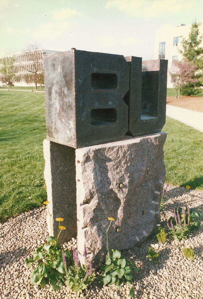 Bronze over Wood, Granite, Steel