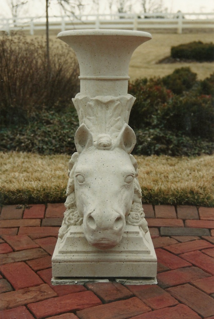 Kansas Limestone, GraniteHeads carved by Matthew Palmer in association with Old World Stone Carving.