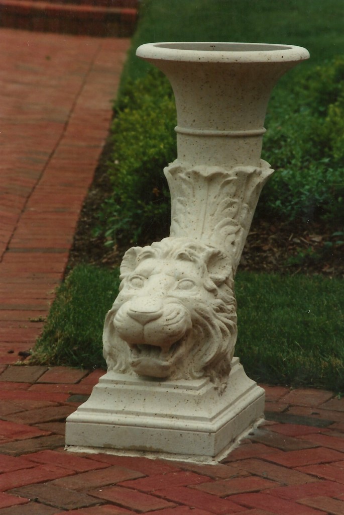 Kansas Limestone, GraniteHeads carved by Matthew Palmer in association with Old World Stone Carving.