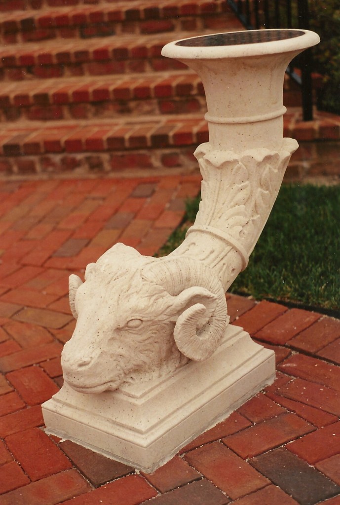 Kansas Limestone, GraniteHeads carved by Matthew Palmer in association with Old World Stone Carving.