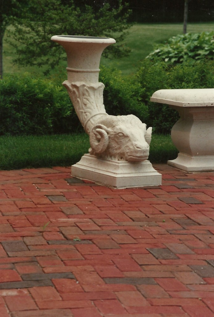 Kansas Limestone, GraniteHeads carved by Matthew Palmer in association with Old World Stone Carving.