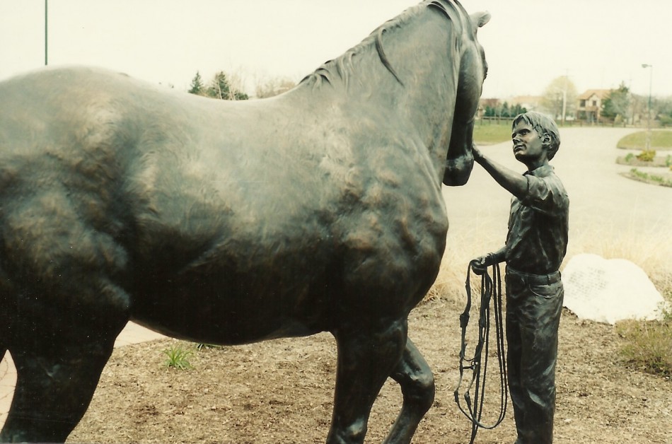 BronzeSculpted by Matthew Palmer in association with Old World Stone Carving.