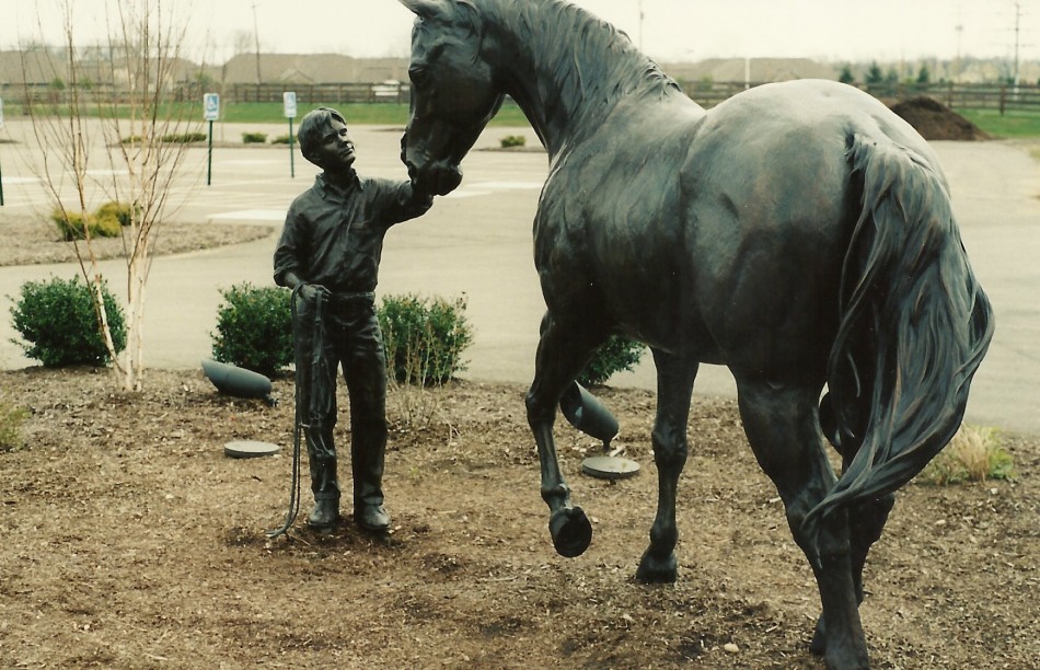 BronzeSculpted by Matthew Palmer in association with Old World Stone Carving.