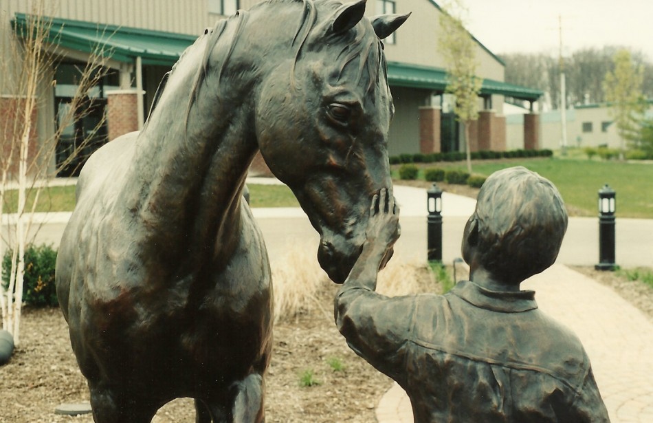 BronzeSculpted by Matthew Palmer in association with Old World Stone Carving.