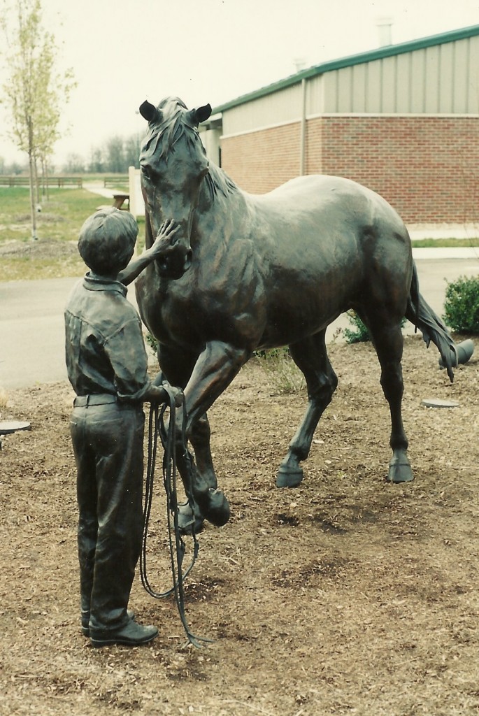 BronzeSculpted by Matthew Palmer in association with Old World Stone Carving.