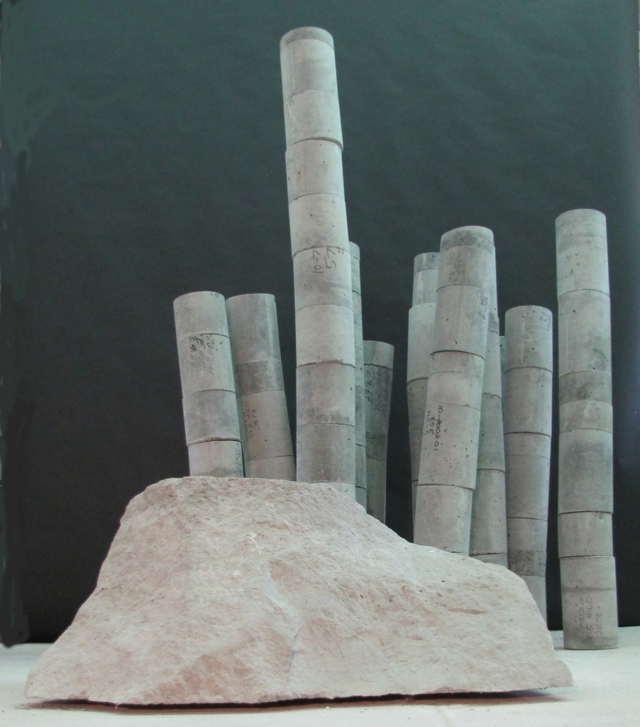 The Jurors Cast Concrete 6' x 12' x 8' Dimensions Variable