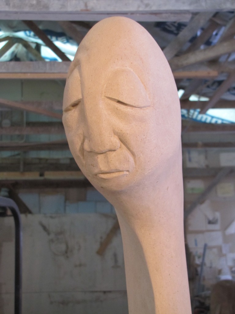 Long Face Texas Leuders Limestone 7' x 1' x 2'