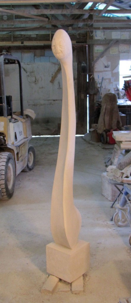 Long Face Texas Leuders Limestone 7' x 1' x 2'