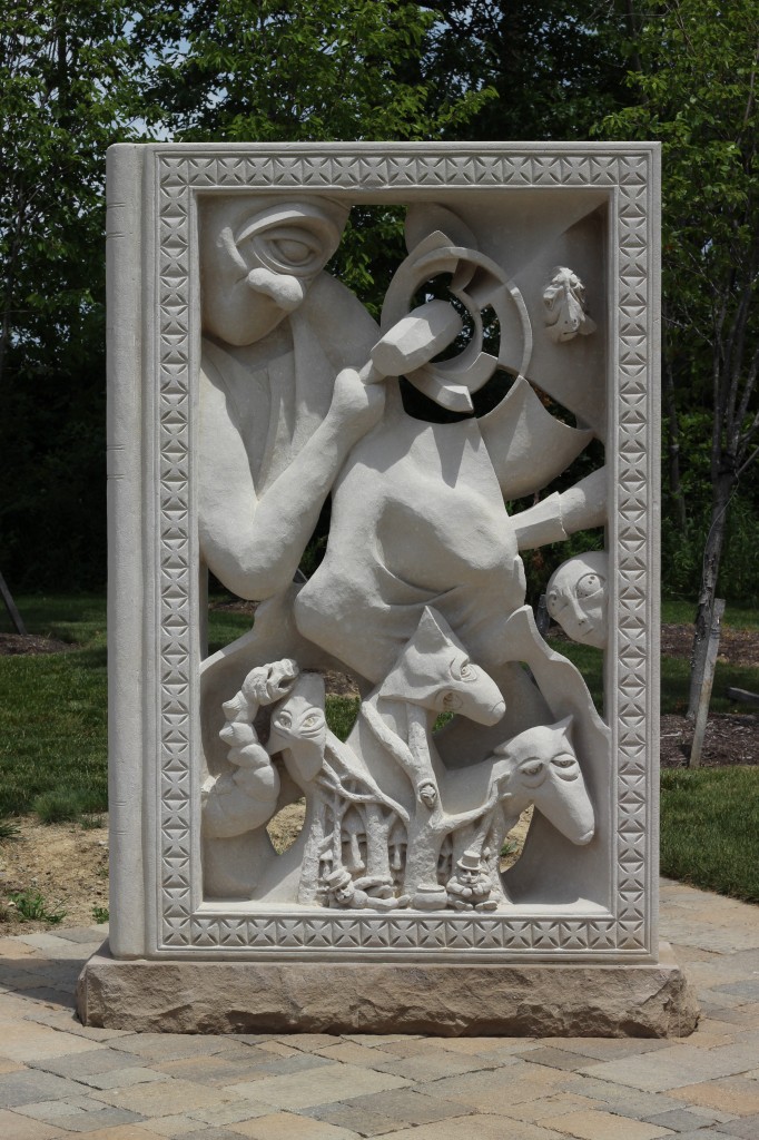 Indiana Limestone 7'-6" x 4'-6" x 12" Lewis Center, Ohio Delaware County Library System